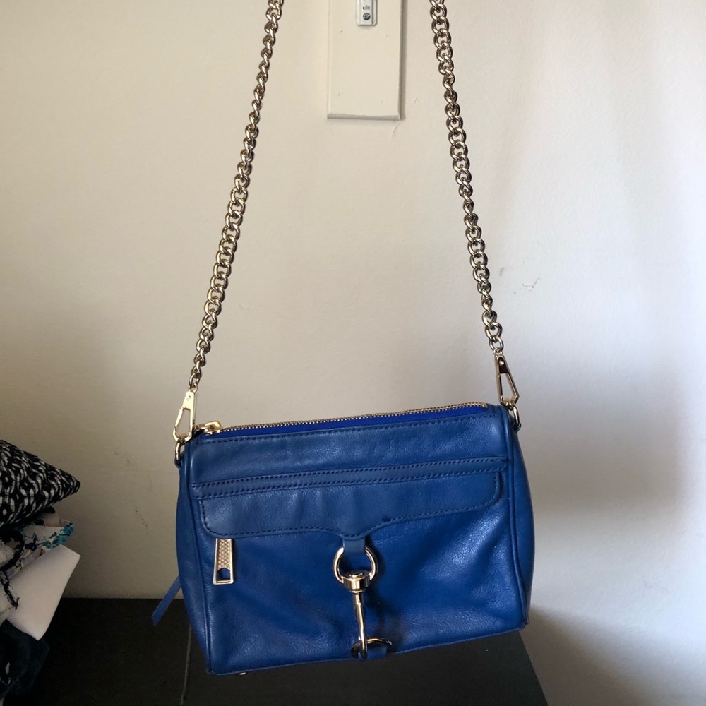 Rebecca Minkoff Electric Blue Mini Mac